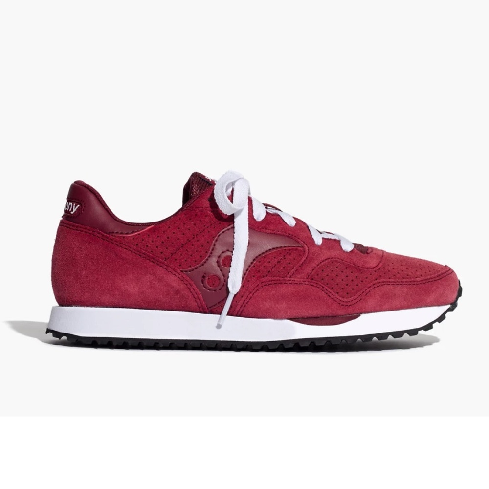 Madewell x Saucony DXN Trainer in Maroon Women’s size 6.5 - great condition